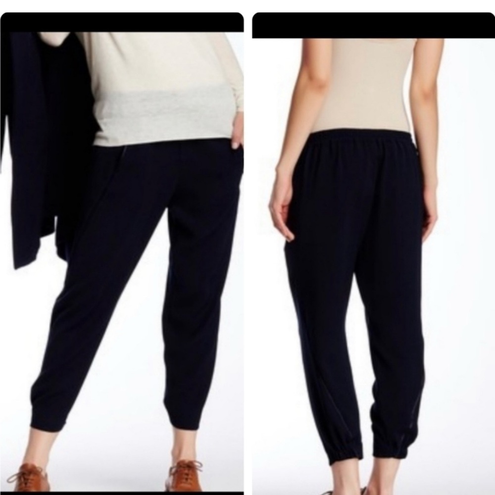 🔥VINCE Viscose blend Navy Drawstring Pants